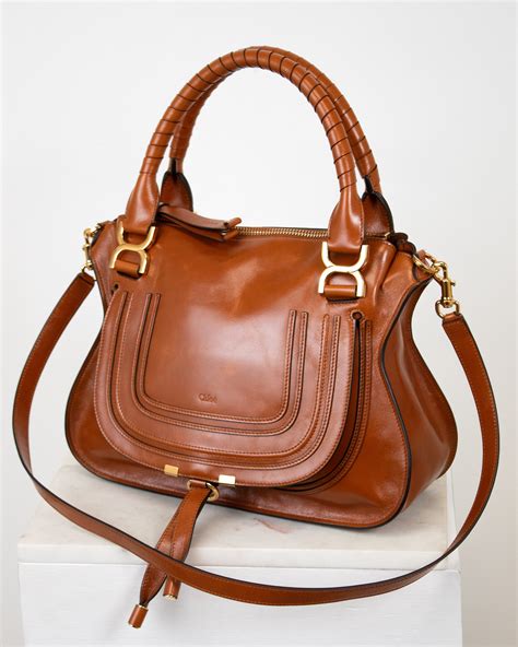 chloe marcie medium cognac